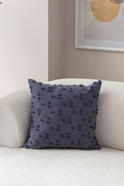 Capa de almofada – 43 x 43 cm – Azul – poliéster
