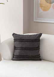 Capa de Almofada – 43 x 43 cm – Preto – Poliéster
