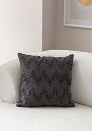 Capa de almofada – 43 x 43 cm – Preto – poliéster