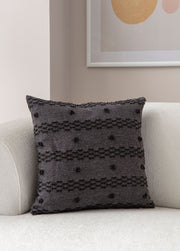 Capa de Almofada – 43 x 43 cm – Preto – Poliester