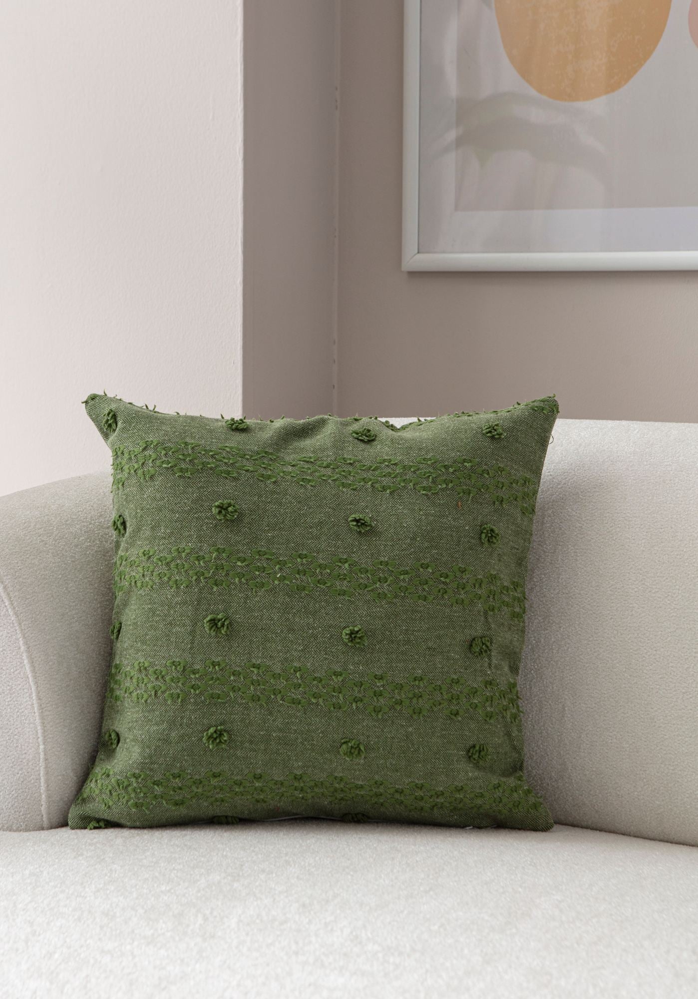 Capa de Almofada – 43 x 43 cm – Verde – Poliéster