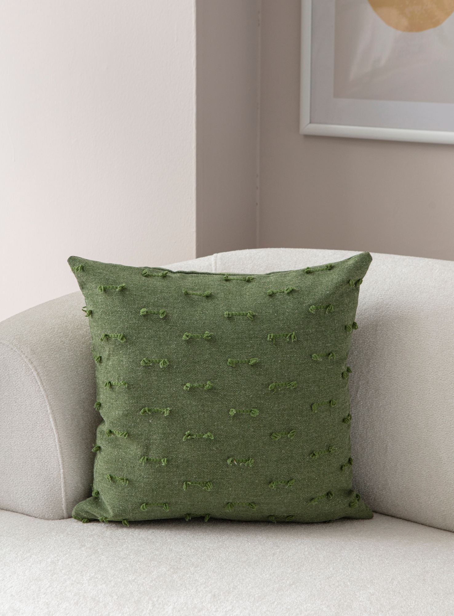 Capa de Almofada – 43 x 43 cm – Verde – Poliester