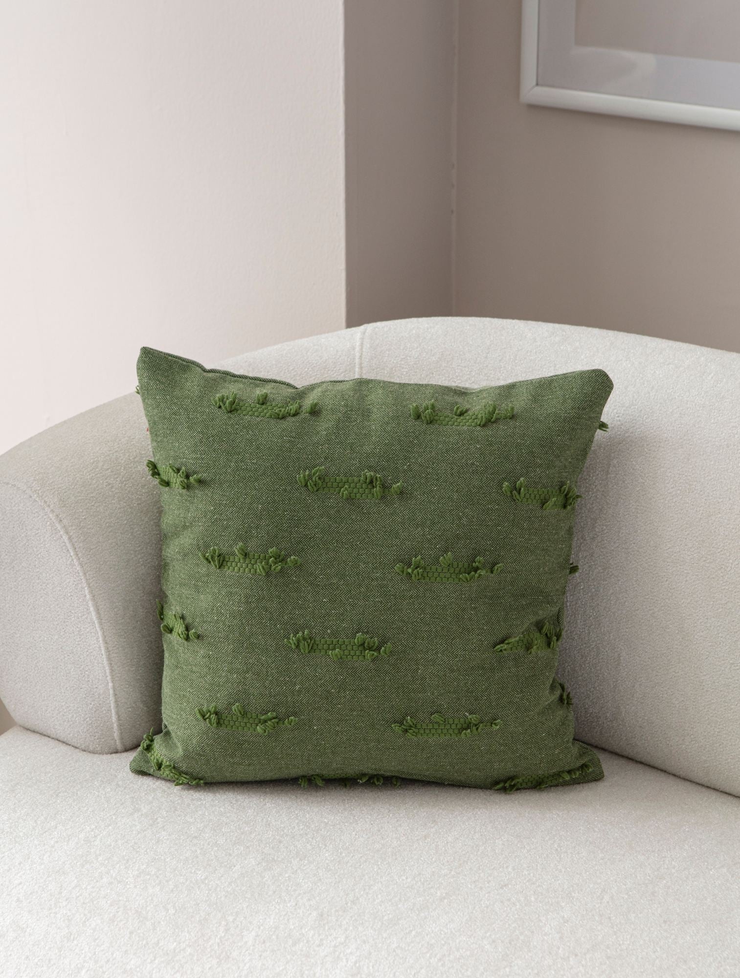 Capa de Almofada – 43 x 43 cm – Verde – Poliéster