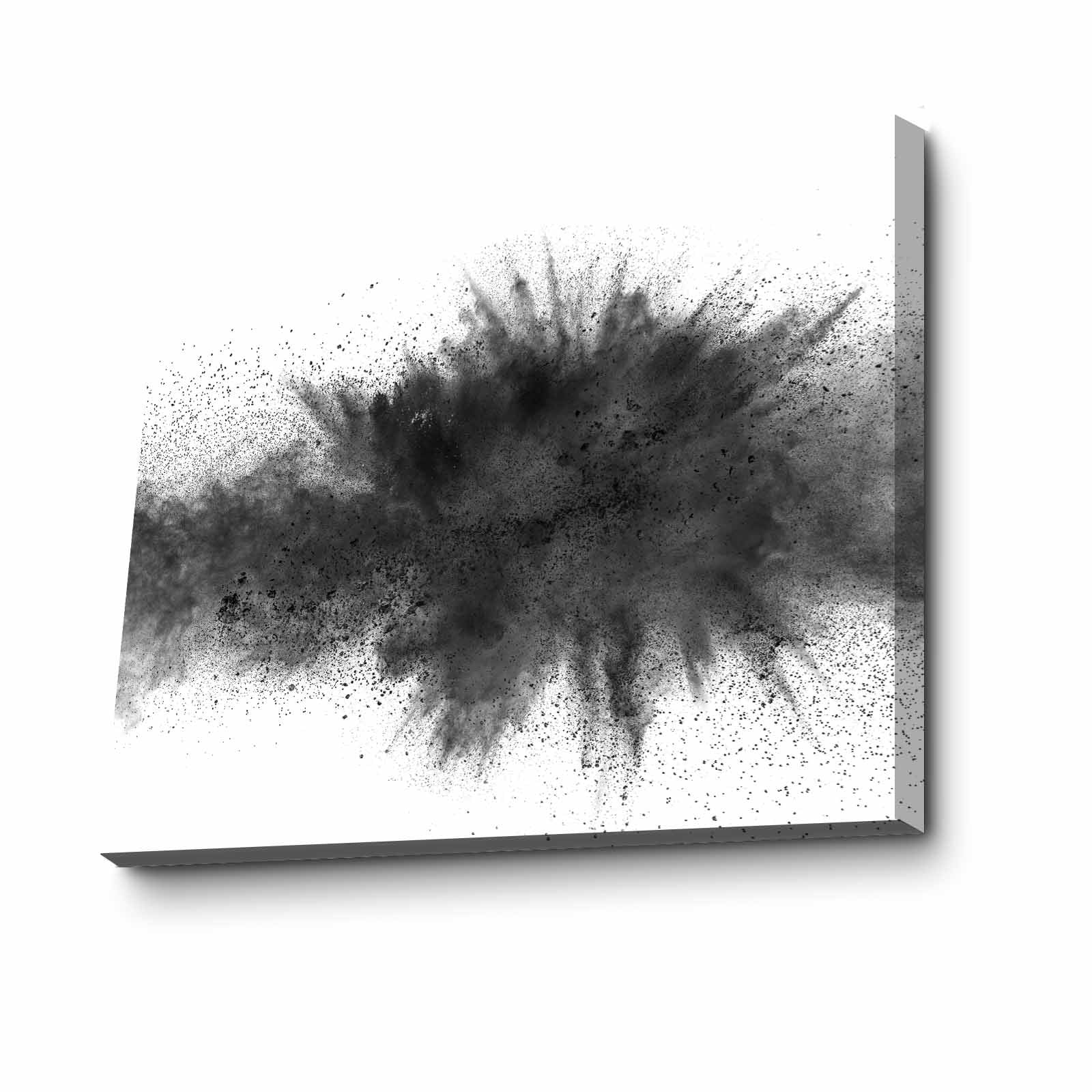 Quadro Decorativo em Tela 70x100cm - Moldura Pinho Maciço - Arte Multicolor para Decoração de Interiores