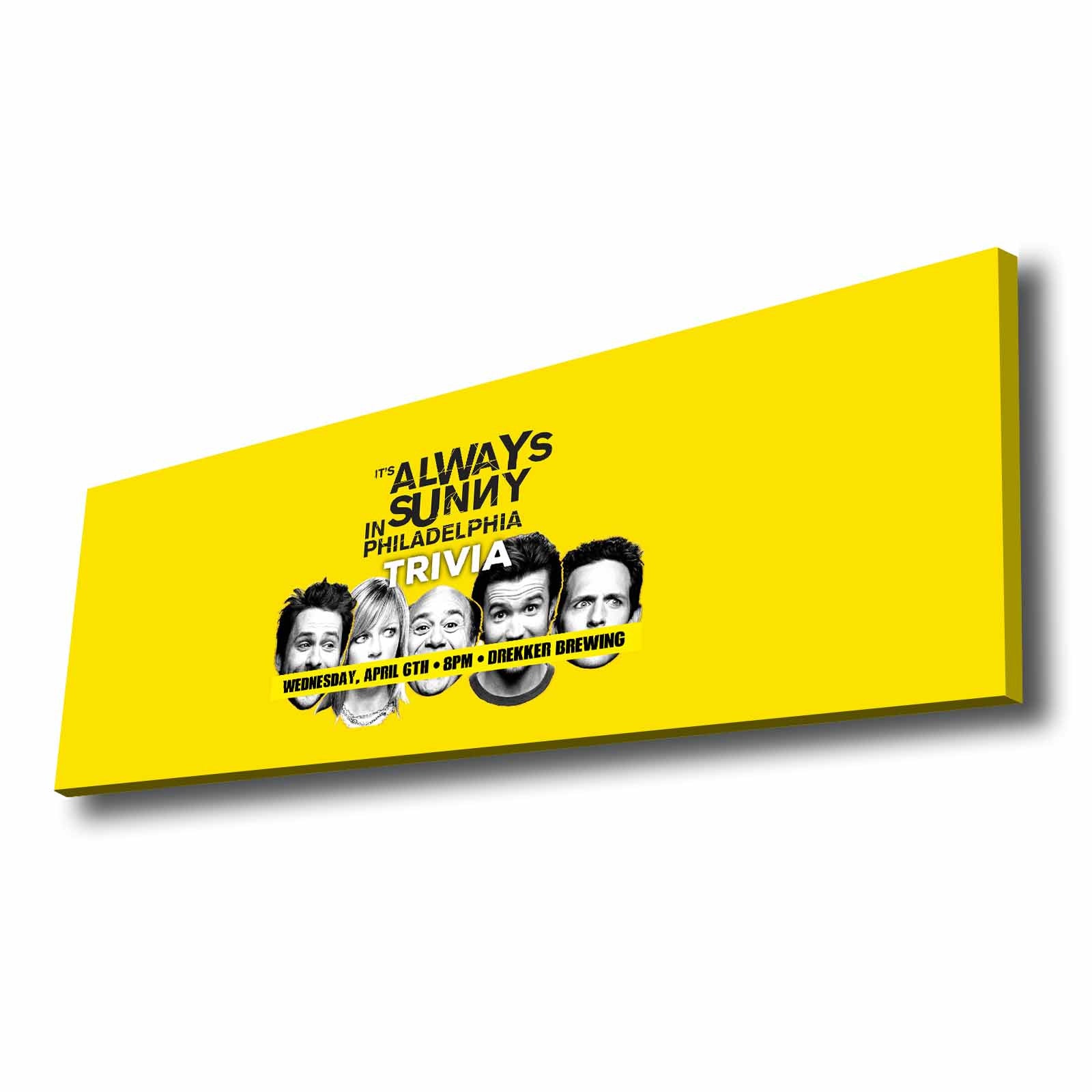 Quadro Decorativo em Tela Multicolor 30x90cm com Moldura de Pinho - Arte Moderna para Decoração de Interiores