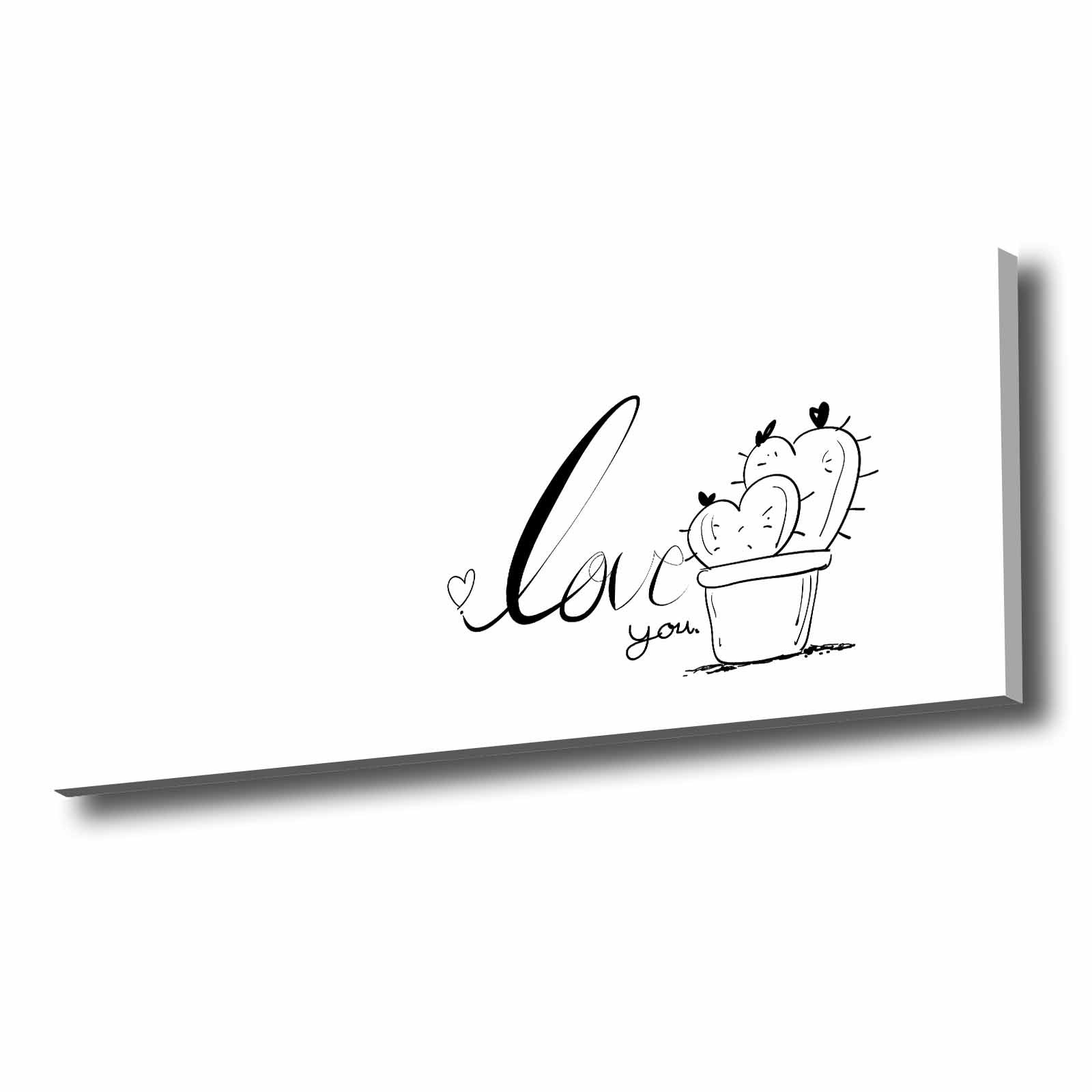 Quadro Decorativo em Tela Multicolor 30x90cm com Moldura de Pinho - Arte Moderna para Decoração de Interiores