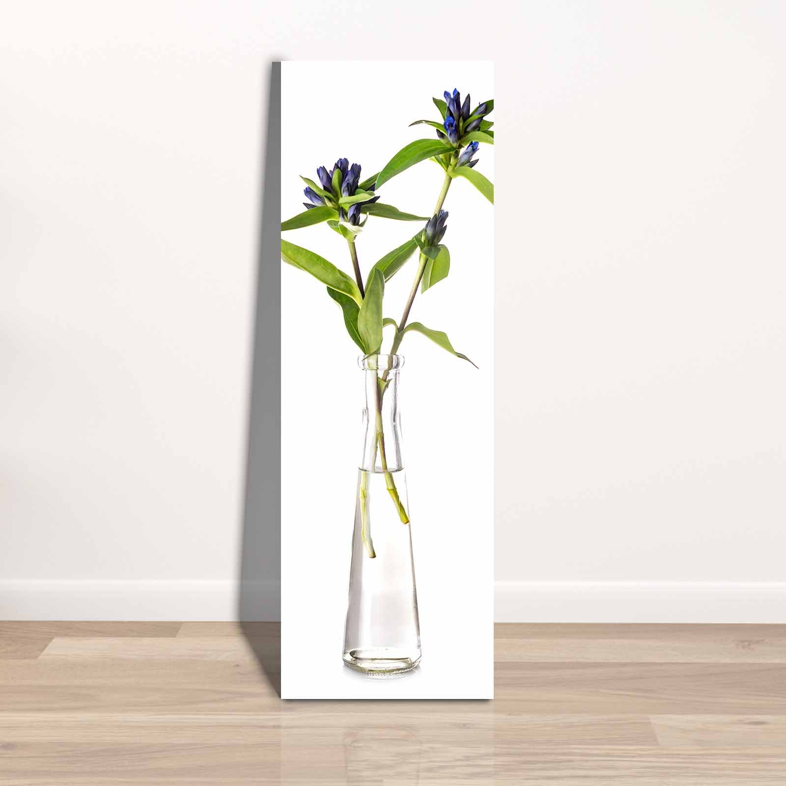 Quadro Decorativo em Tela Multicolor 30x90cm com Moldura de Pinho - Arte Moderna para Decoração de Interiores