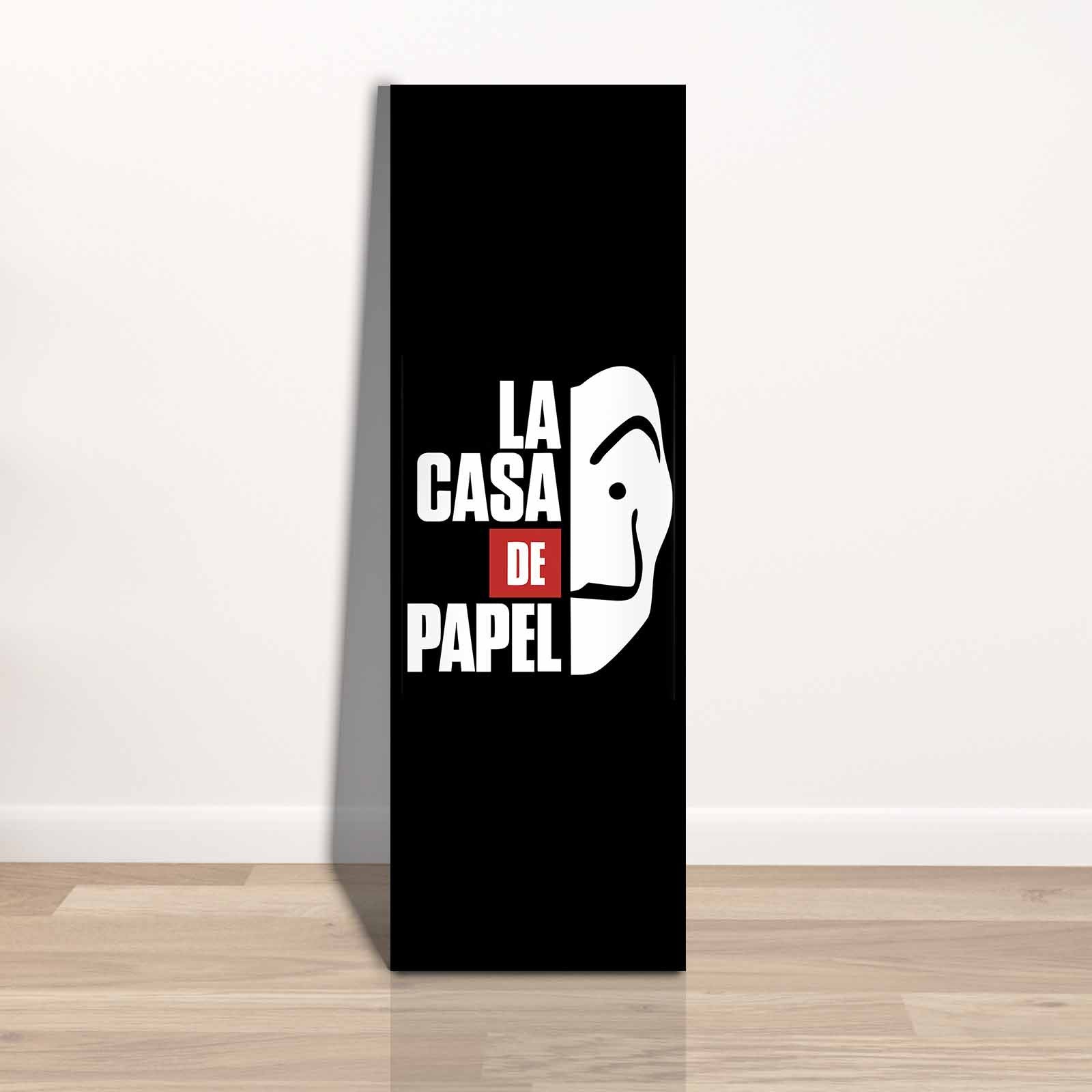 Quadro Decorativo em Tela Multicolor 30x90cm com Moldura de Pinho - Arte Moderna para Decoração de Interiores