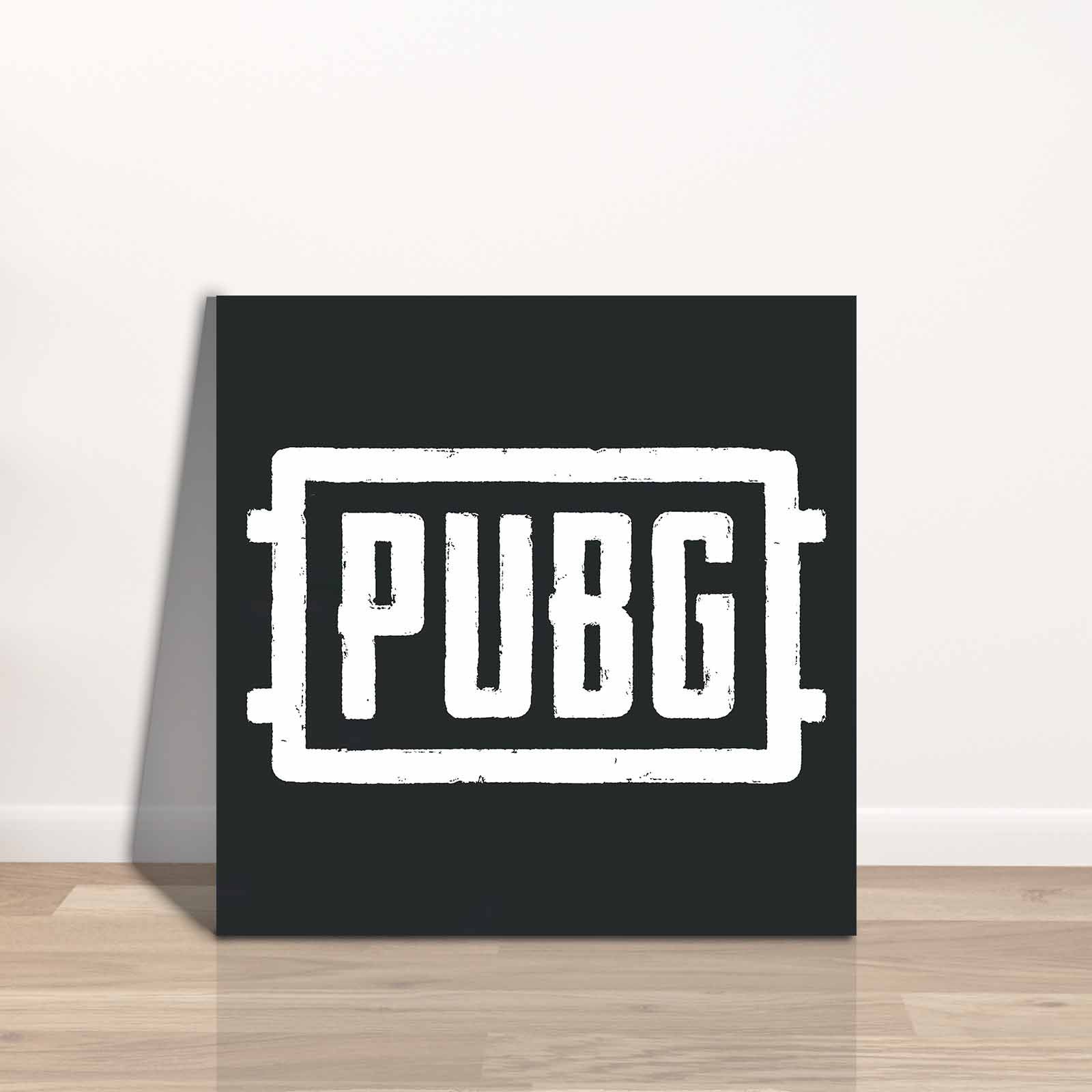 Quadro Decorativo em Tela 45x45cm - Pintura Multicolor com Moldura de Pinho Natural