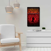 Quadro Decorativo em Tela 45x70cm - Pintura Multicolor com Moldura de Pinho Natural