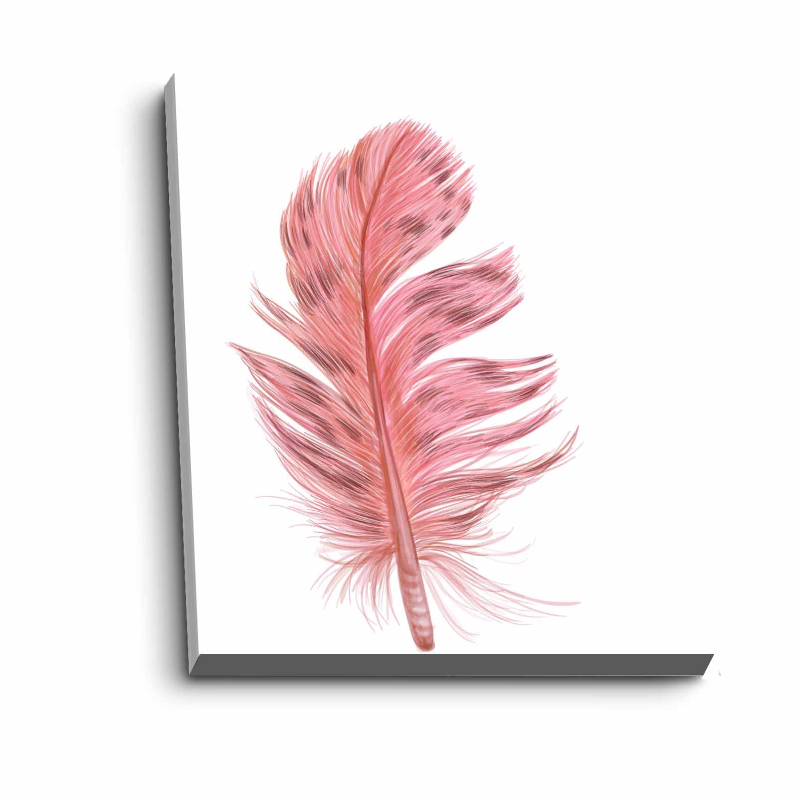 Quadro Decorativo em Tela 45x70cm - Pintura Multicolor com Moldura de Pinho Natural