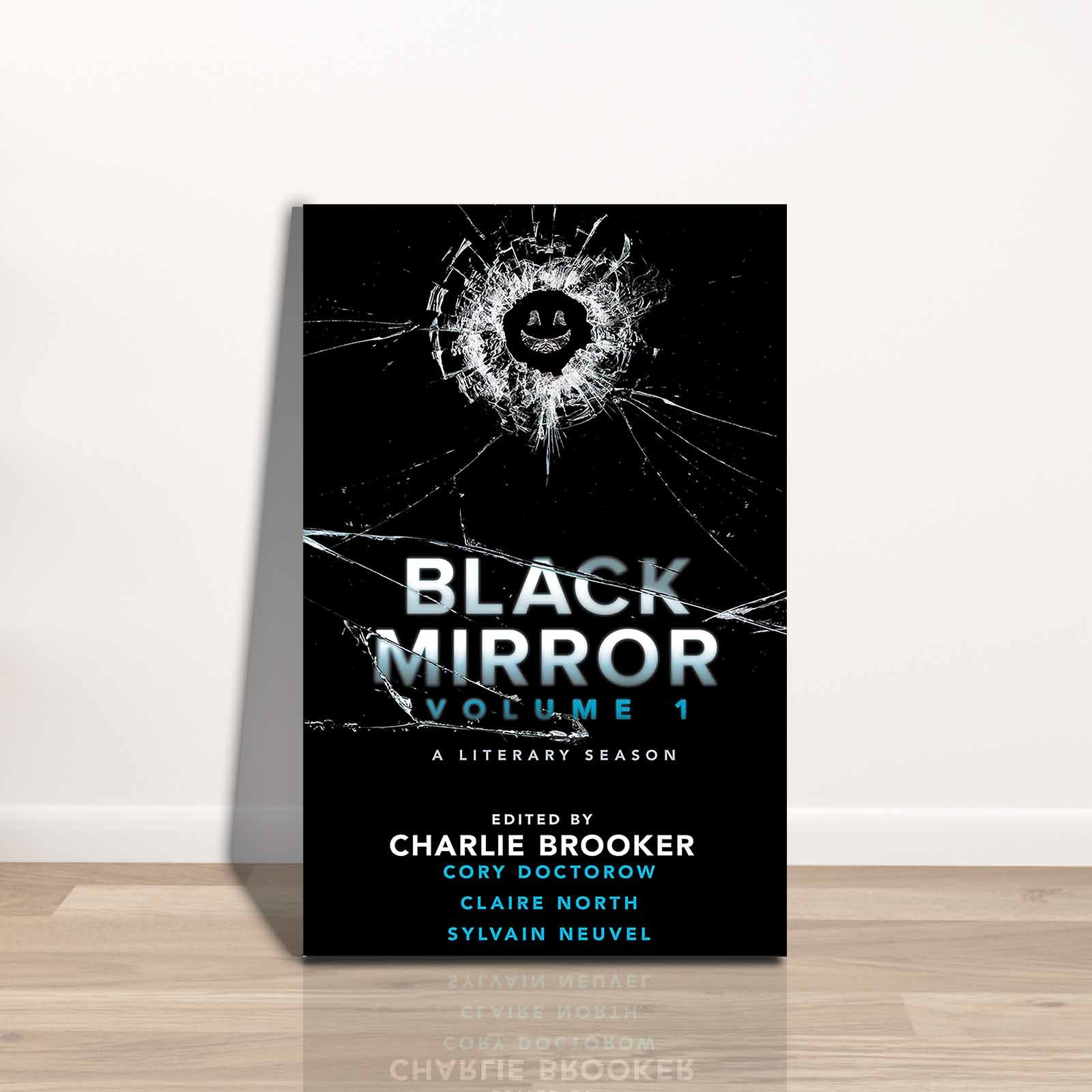 Quadro Decorativo em Tela 45x70cm - Pintura Multicolor com Moldura de Pinho Natural