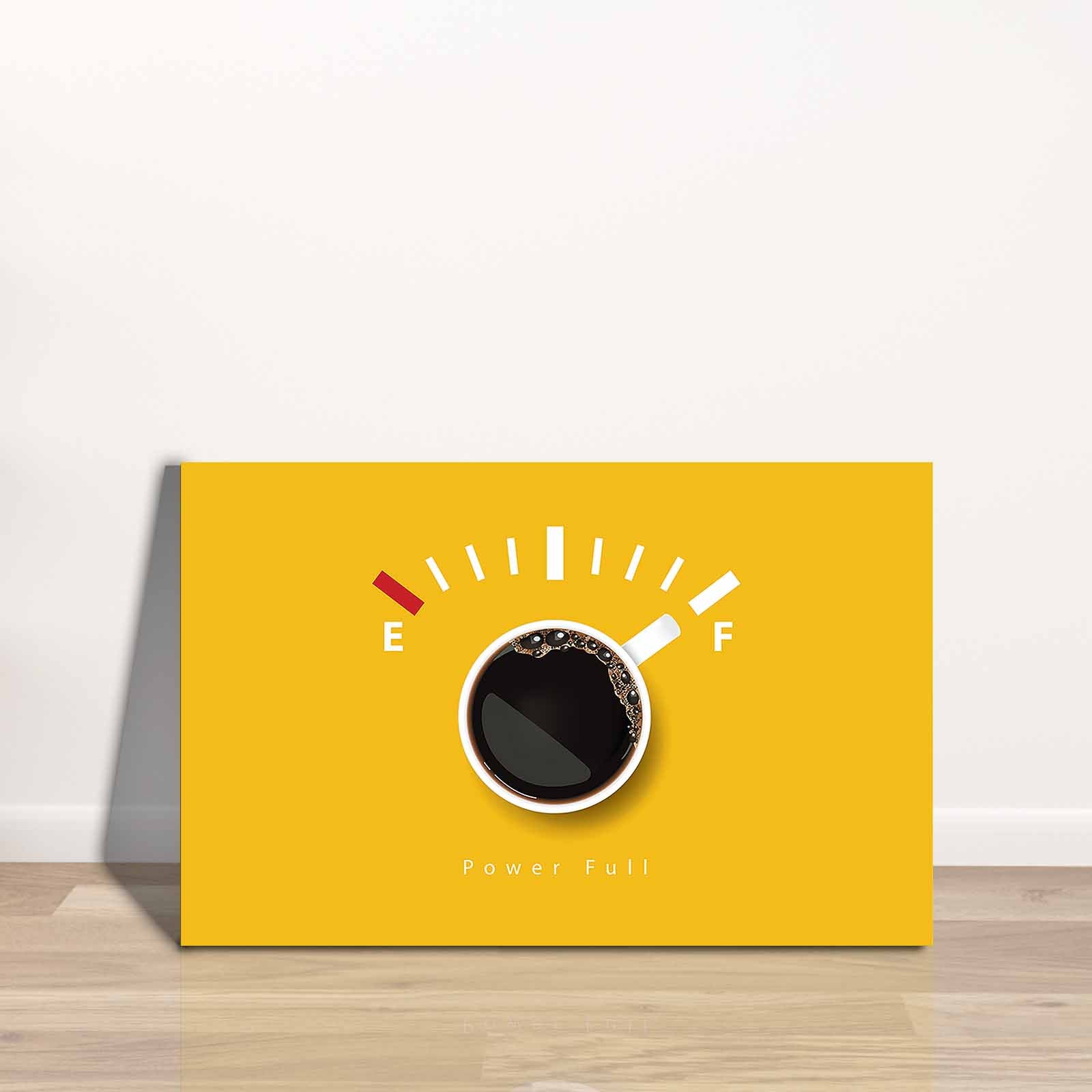 Quadro Decorativo em Tela 45x70cm - Pintura Multicolor com Moldura de Pinho Natural