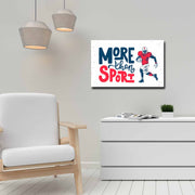 Quadro Decorativo em Tela 45x70cm - Pintura Multicolor com Moldura de Pinho Natural