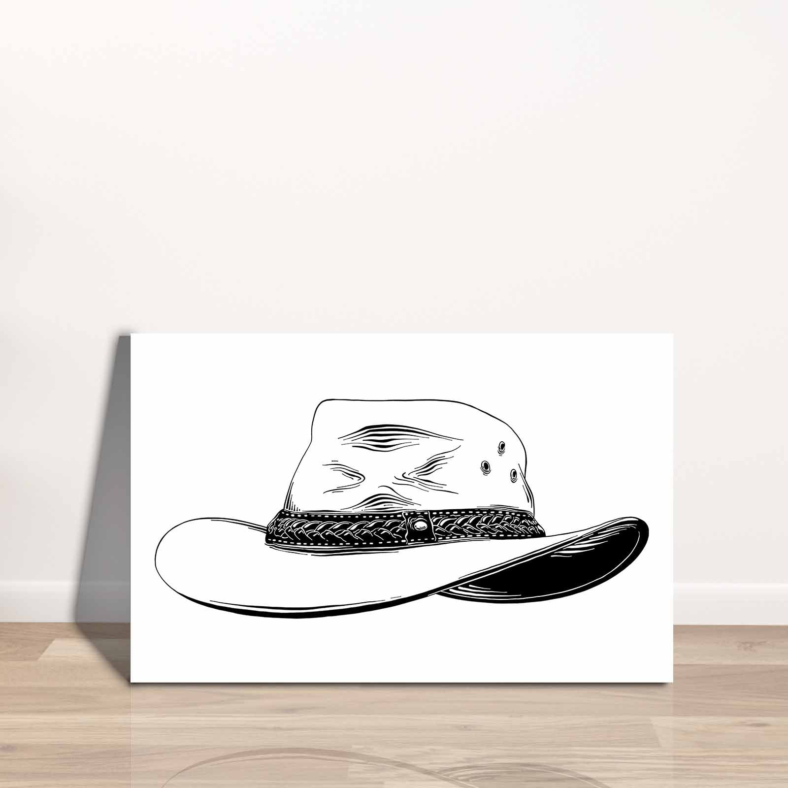 Quadro Decorativo em Tela 45x70cm - Pintura Multicolor com Moldura de Pinho Natural