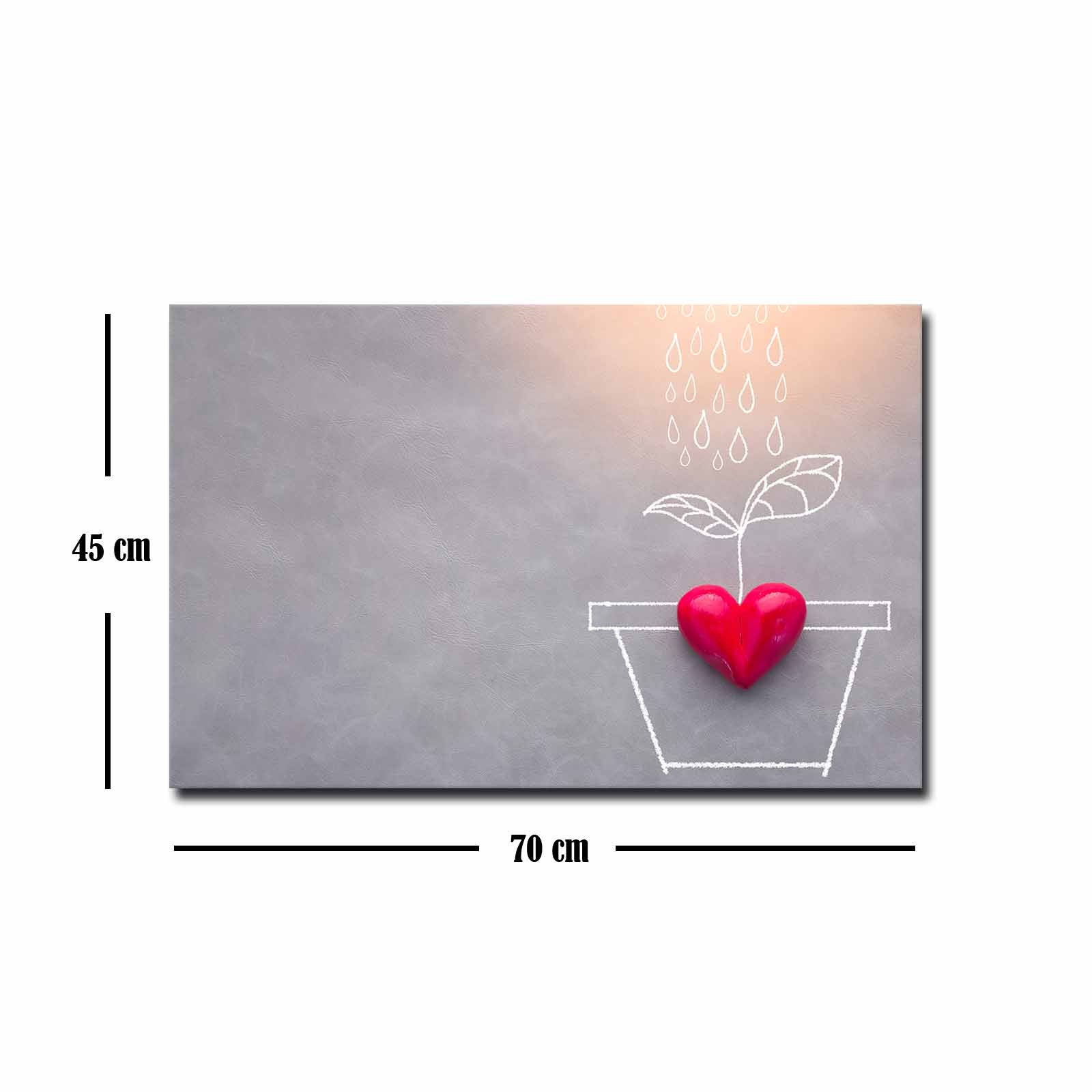 Quadro Decorativo em Tela 45x70cm - Pintura Multicolor com Moldura de Pinho Natural