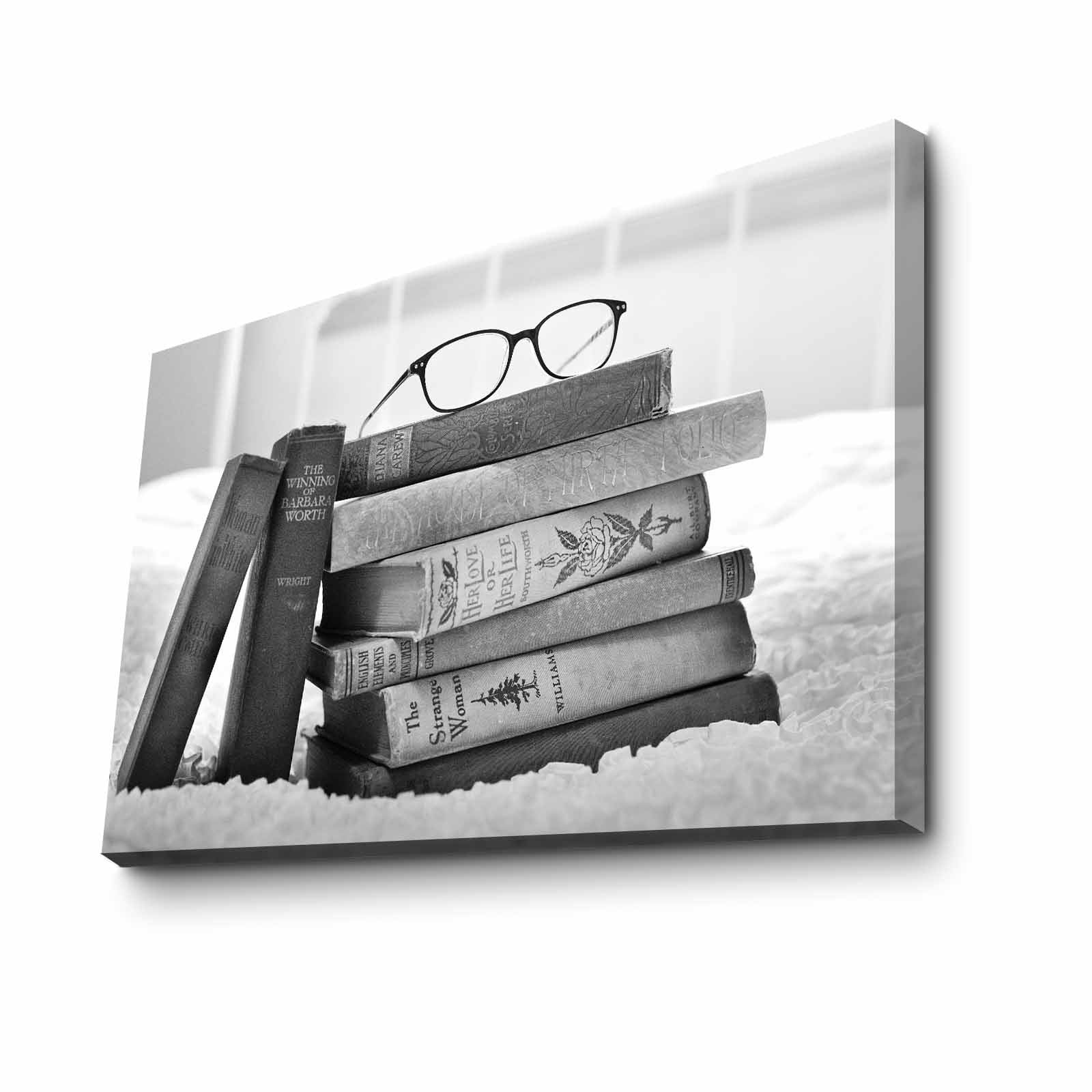 Quadro Decorativo em Tela 45x70cm - Pintura Multicolor com Moldura de Pinho Natural