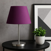 Candeeiro de Mesa – 37 cm – Roxo – PVC