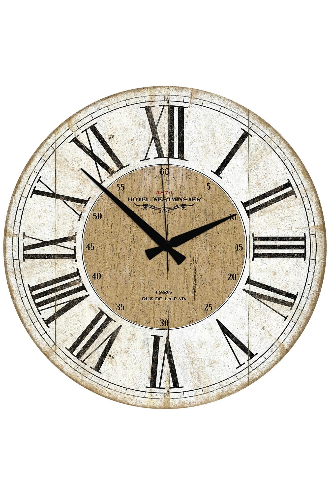 Relógio Decorativo MDF Multicolor 50x50cm - Design Moderno para Decoração de Interiores