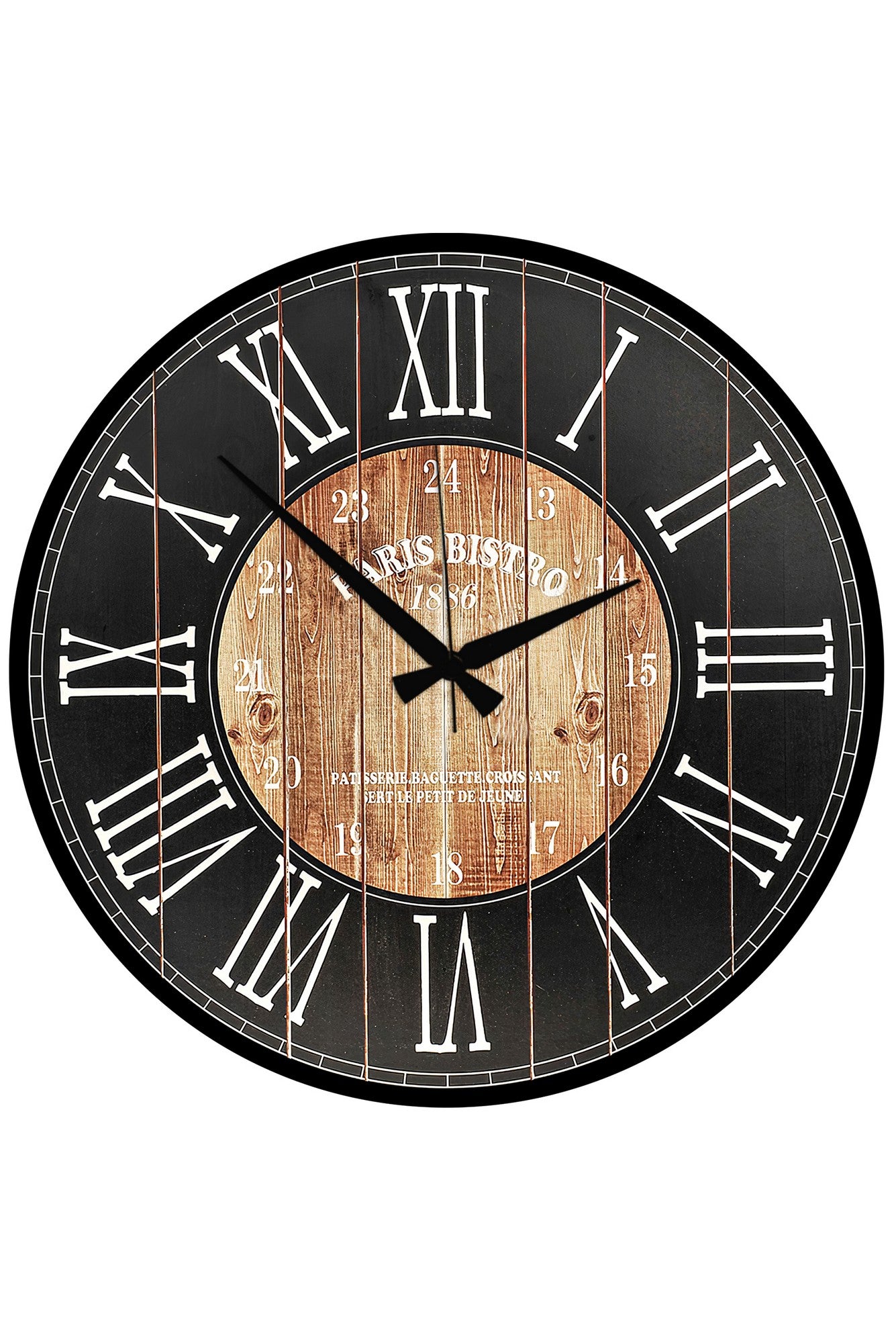 Relógio Decorativo MDF Multicolor 50x50cm - Design Moderno para Decoração de Interiores