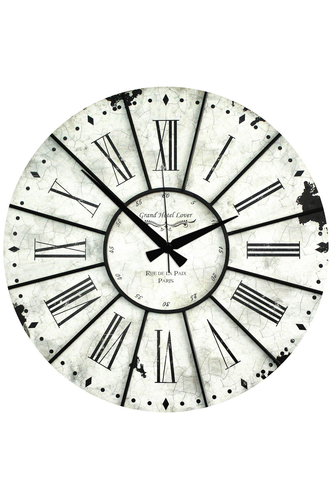 Relógio Decorativo MDF Multicolor 50x50cm - Design Moderno para Decoração de Interiores