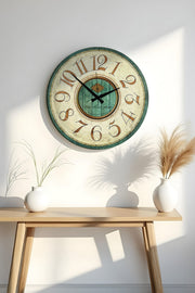 Relógio Decorativo MDF Multicolor 50x50cm - Design Moderno para Decoração de Interiores