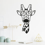 Acessório de parede decorativo de metal preto elegante, 33 x 50 cm | 100% metal, 1,5 mm de espessura | Fácil montagem na parede para decoração moderna de casa