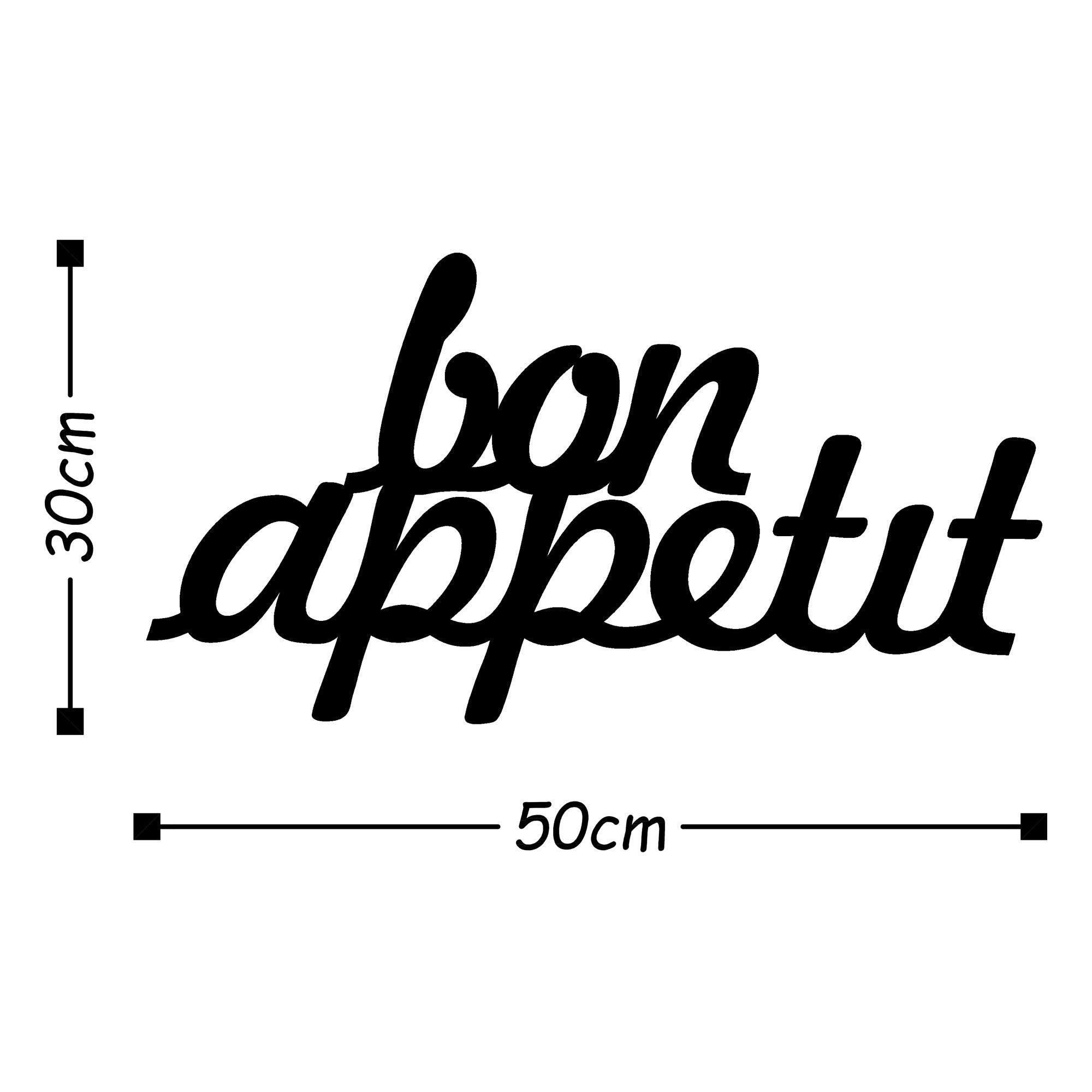 Acessório de parede decorativo de metal preto elegante, 50 x 30 cm | 100% metal (1,5 mm de espessura) | Fácil montagem na parede | Perfeito para decoração moderna de casa