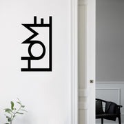 Acessório de parede decorativo de metal preto elegante, 28 x 50 cm | 100% metal, 1,5 mm de espessura | Fácil montagem na parede, perfeito para decoração moderna de casa