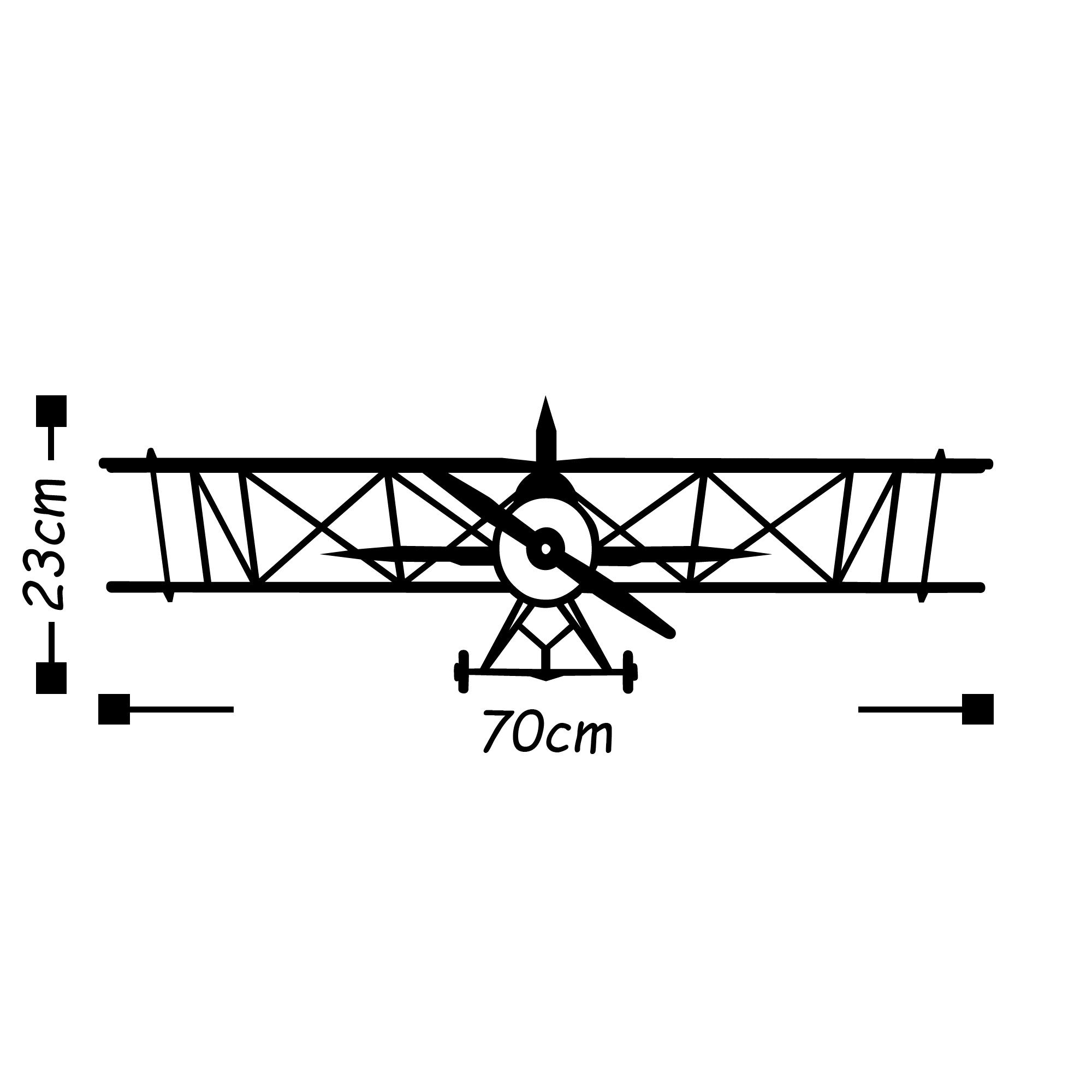 Acessório de parede decorativo de metal preto elegante, 70 x 23 cm | 100% metal (1,5 mm de espessura) | Leve e fácil de pendurar | Perfeito para decoração moderna