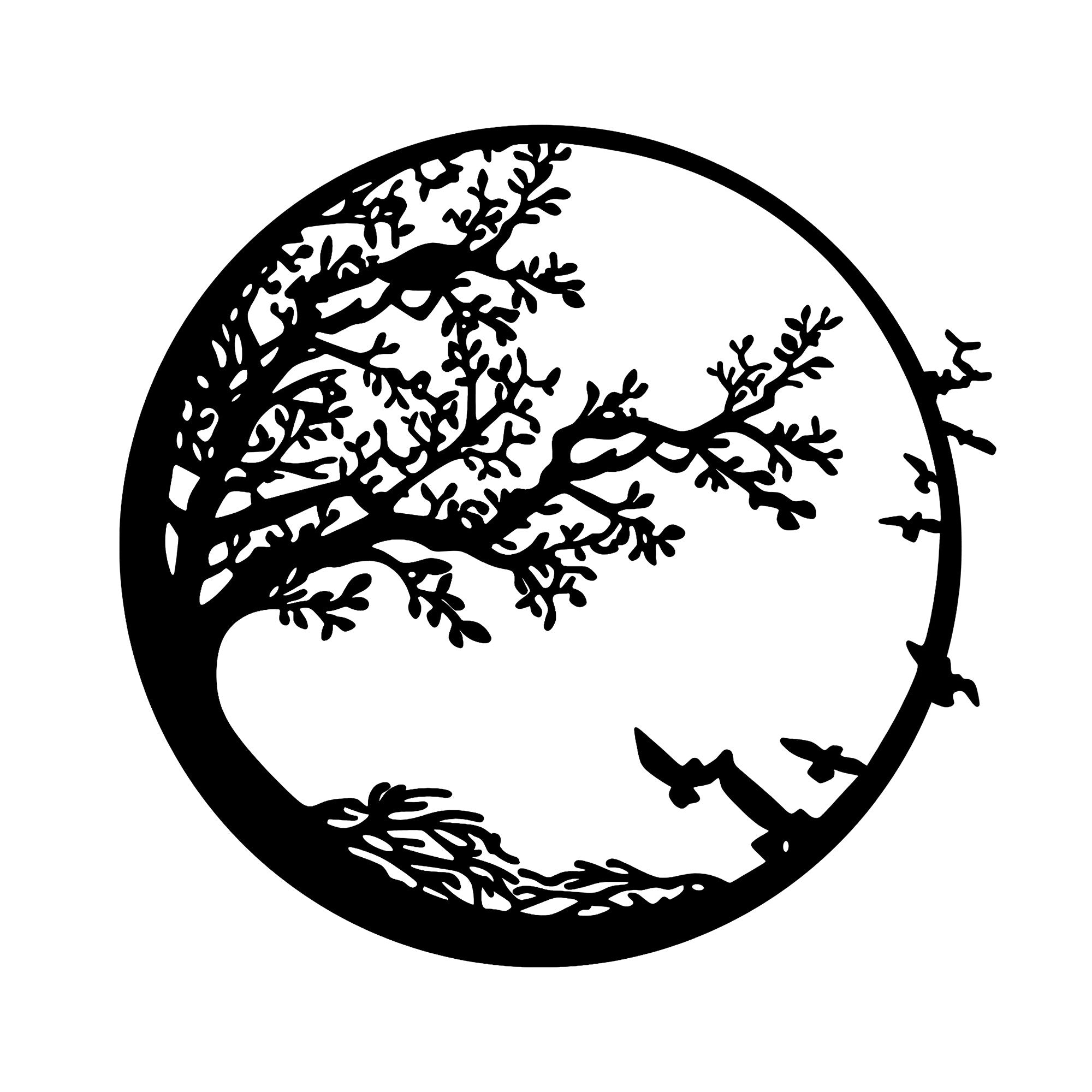 Acessório de parede decorativo de metal preto elegante, 68 x 1,5 x 66 cm | 100% metal (1,2 mm) | Fácil montagem na parede | Perfeito para decoração moderna de casa