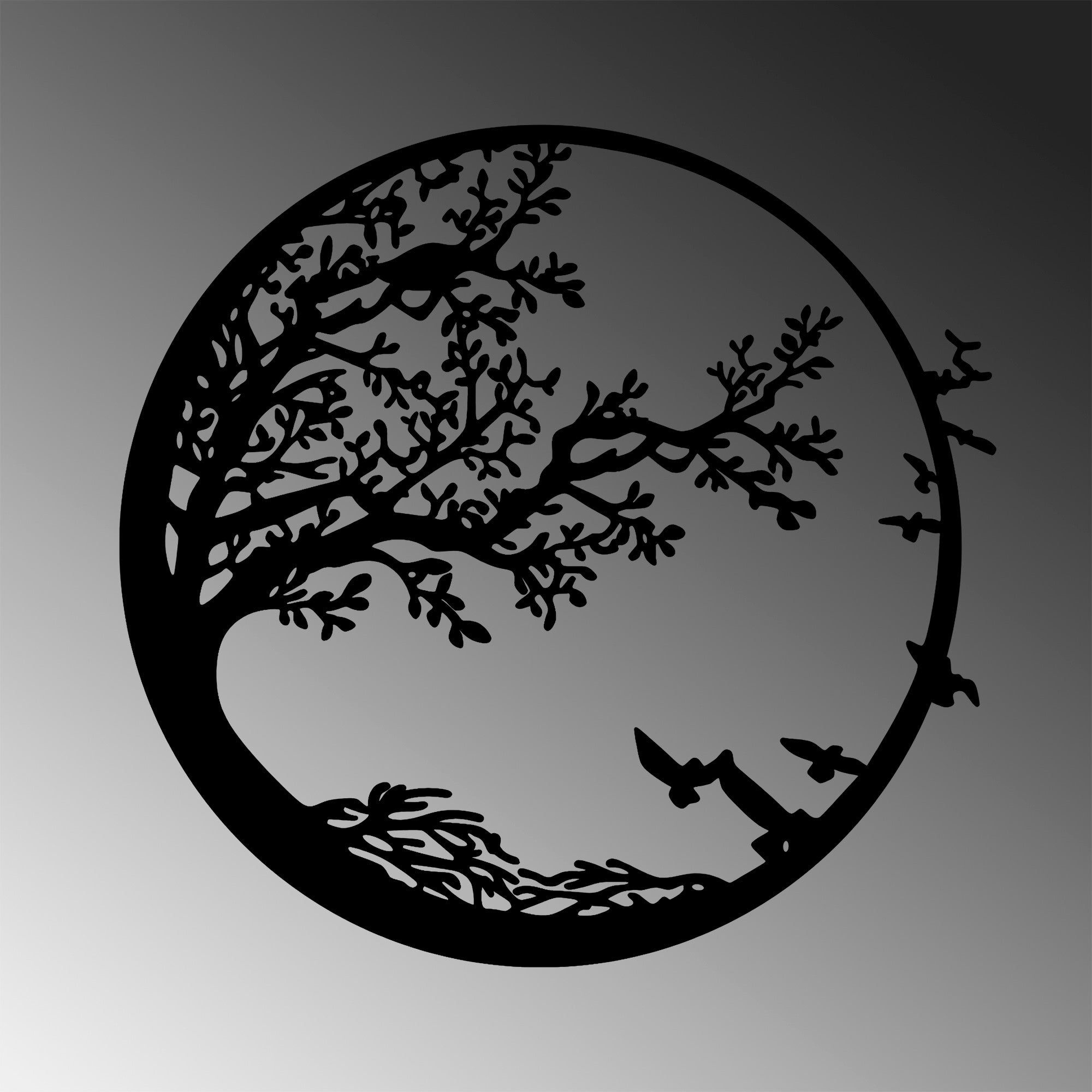 Acessório de parede decorativo de metal preto elegante, 68 x 1,5 x 66 cm | 100% metal (1,2 mm) | Fácil montagem na parede | Perfeito para decoração moderna de casa