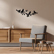 Acessório de parede decorativo de metal preto elegante, 70 x 26 cm | 100% metal (1,5 mm de espessura) | Fácil montagem na parede | Perfeito para decoração moderna de casa