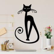 Acessório de parede decorativo de metal preto elegante, 37 x 60 cm | 100% metal, 1,5 mm de espessura | Perfeito para decoração moderna e arte de parede exclusiva