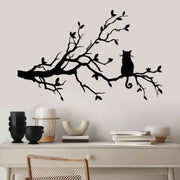 Acessório de parede decorativo de metal preto elegante, 80 x 50 cm | 100% metal, 1,5 mm de espessura | Perfeito para decoração moderna e arte de parede exclusiva