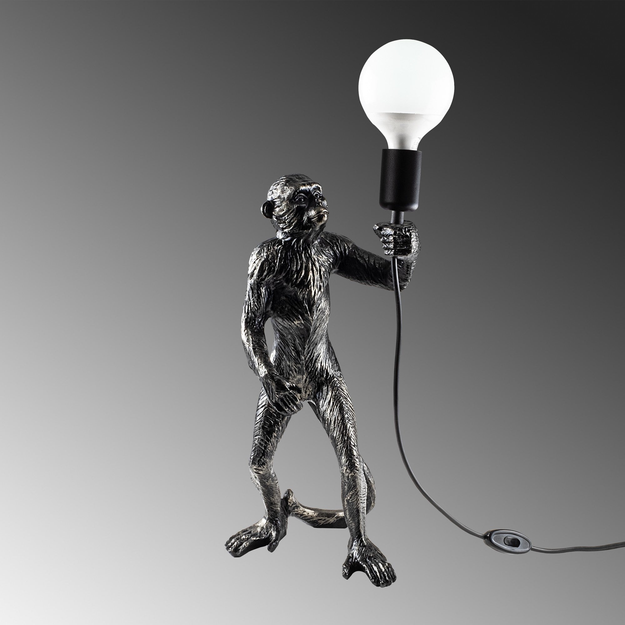 Candeeiro de mesa-Singe-Preto