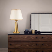 Candeeiro de Mesa Moderna com Corpo em Metal, Acabamento Antigo, 30 cm de Diâmetro, 55 cm de Altura | Soquete E27, 40 W Máx., Cabo de 200 cm | Design Elegante, Glamouroso e Escandinavo