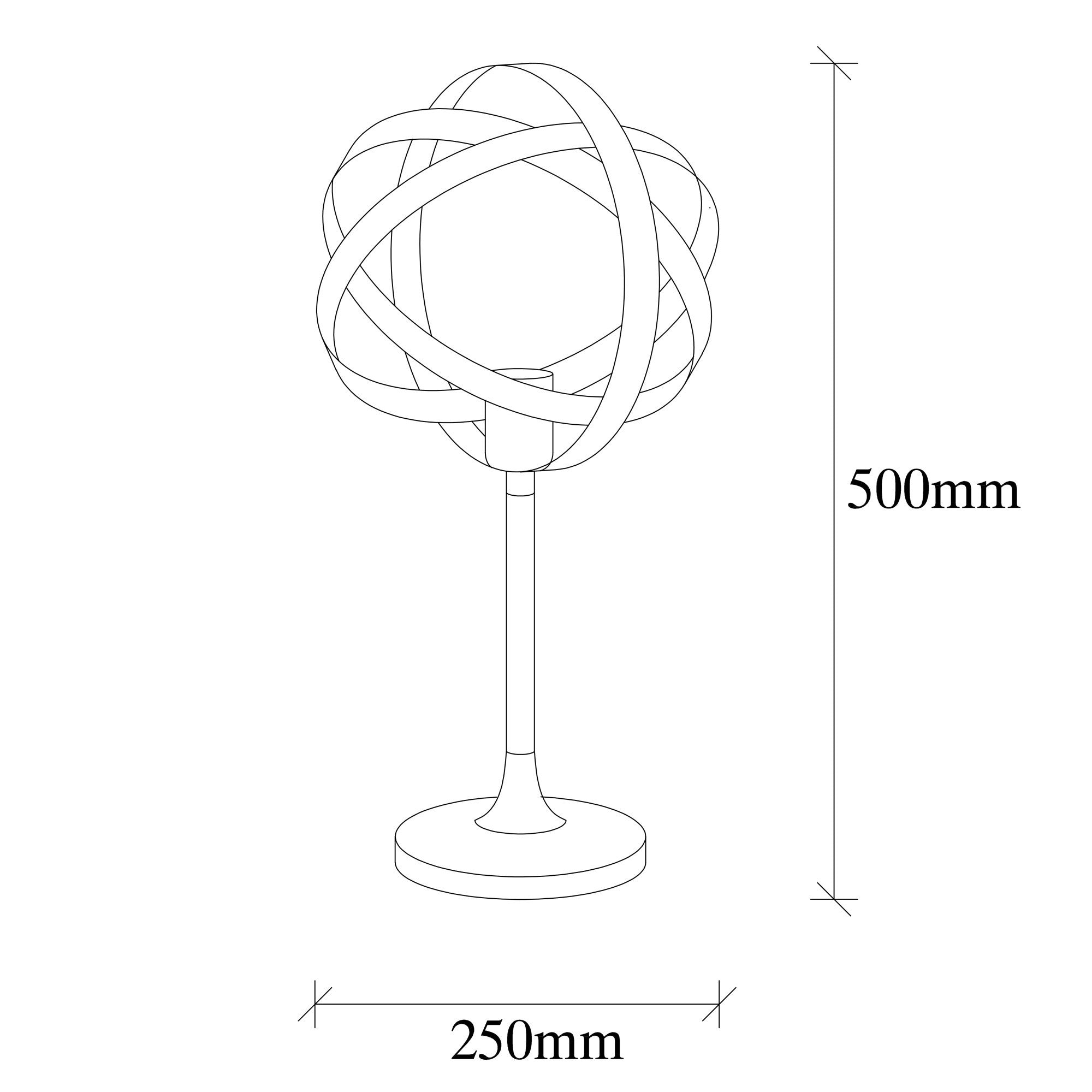 Candeeiro de Mesa Industrial Moderna, Dourada e Preta, 50 cm de Altura, 24 cm de Diâmetro, Soquete E27, Cabo de 200 cm, Interruptor Liga/Desliga | Iluminação Elegante para Casa e Escritório