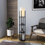 Candeeiro de Pé – 130 cm altura – preto – metal