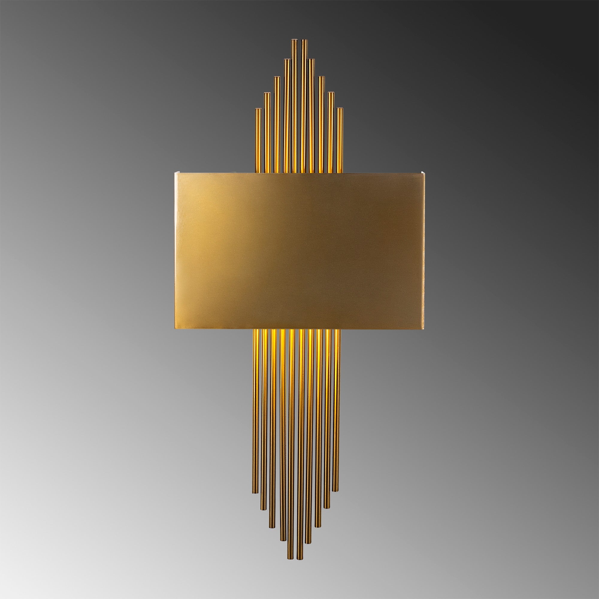 Candeeiro de Parede – 75 x 10 x 22 cm – Cor Sólida – Metal