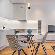 Candeeiro de Teto – 28 x 6 cm – Preto – Metal