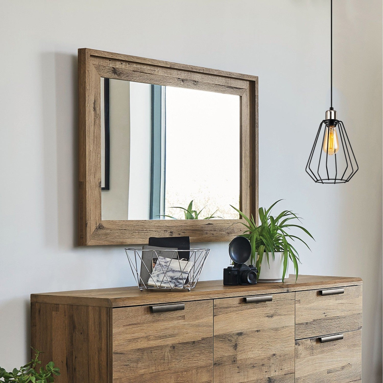 Candeeiro de Teto – 20 cm de Diâmetro – Preto – Metal