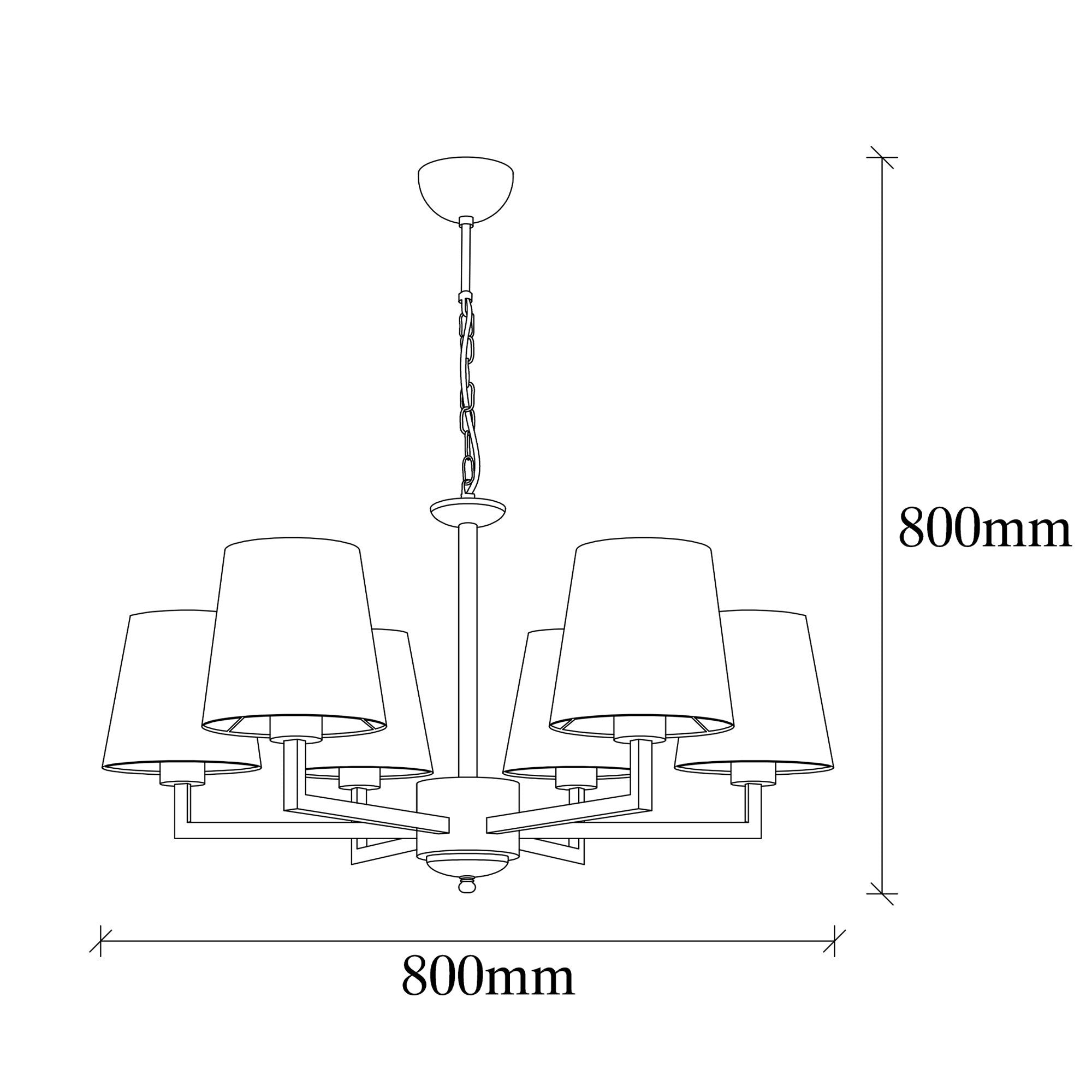 Candeeiro de Teto Moderno – 80 cm de Diâmetro – Preto e Branco – Metal