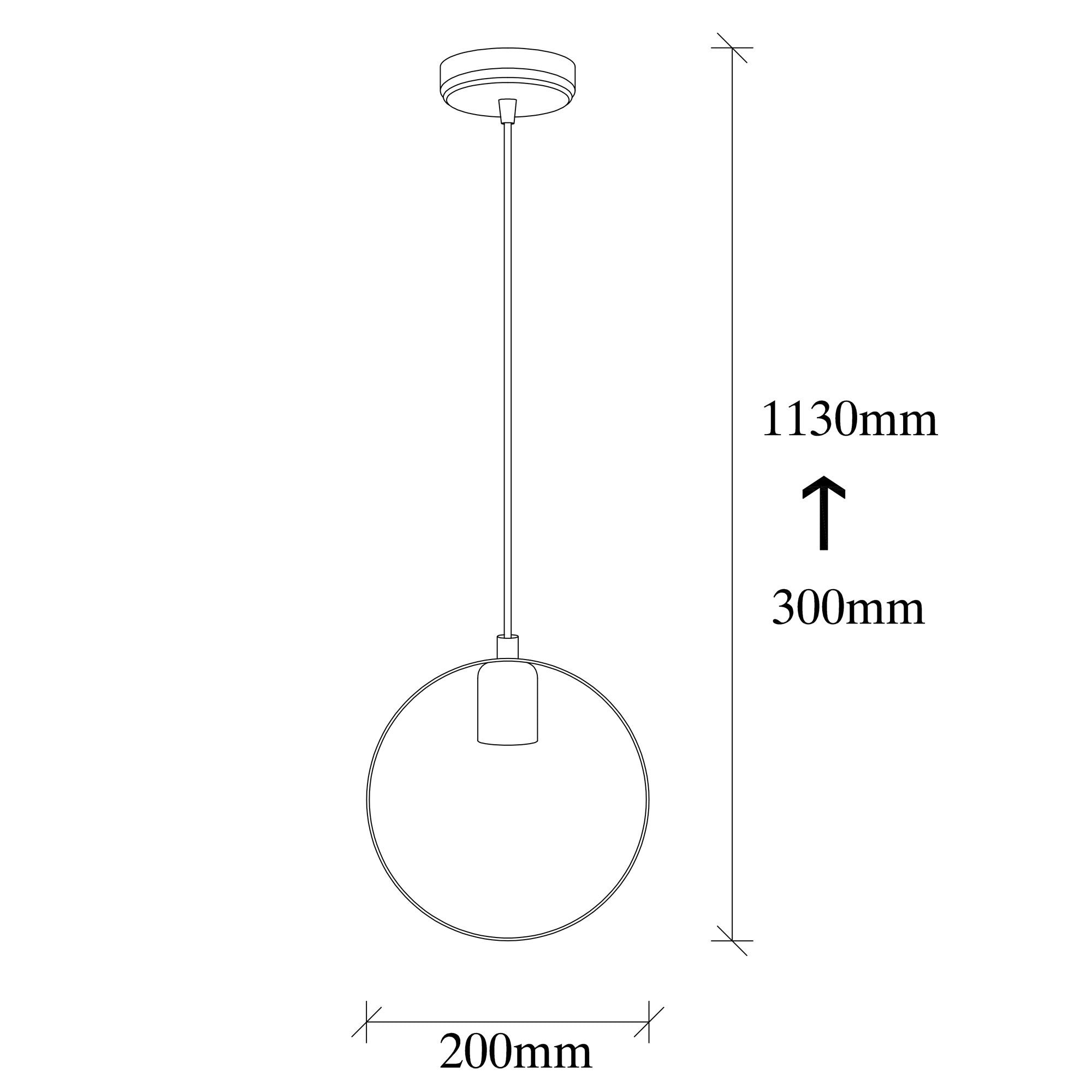 Candeeiro de Teto Elegante Dourado e Preto, Corpo em Metal, 20 x 5 cm, Altura 113 cm, Ajustável, E27 Máx. 40 W, IP20 | Iluminação Glamourosa para Espaços Modernos