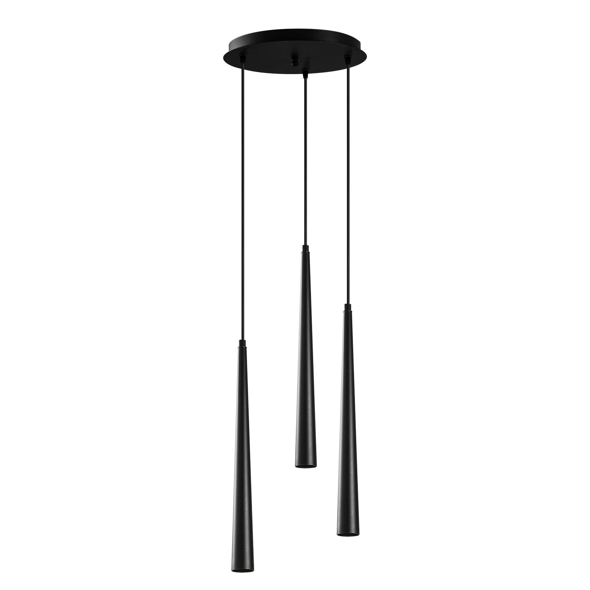 Candeeiro de Teto – 33 cm de diâmetro – preto – metal
