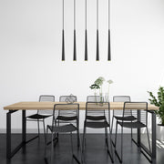 Candeeiro de Teto – 135 cm – Preto – Metal