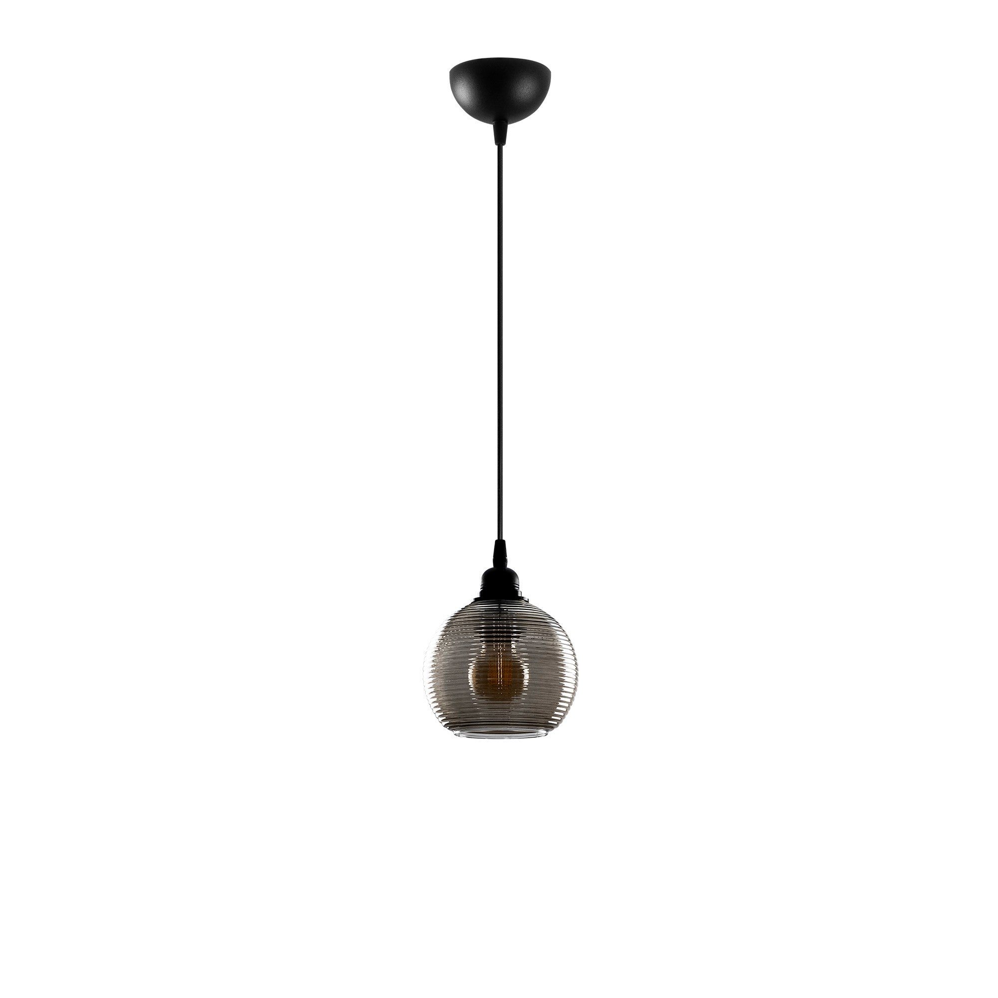 Candeeiro de Teto – 114 cm – cor fumê – metal
