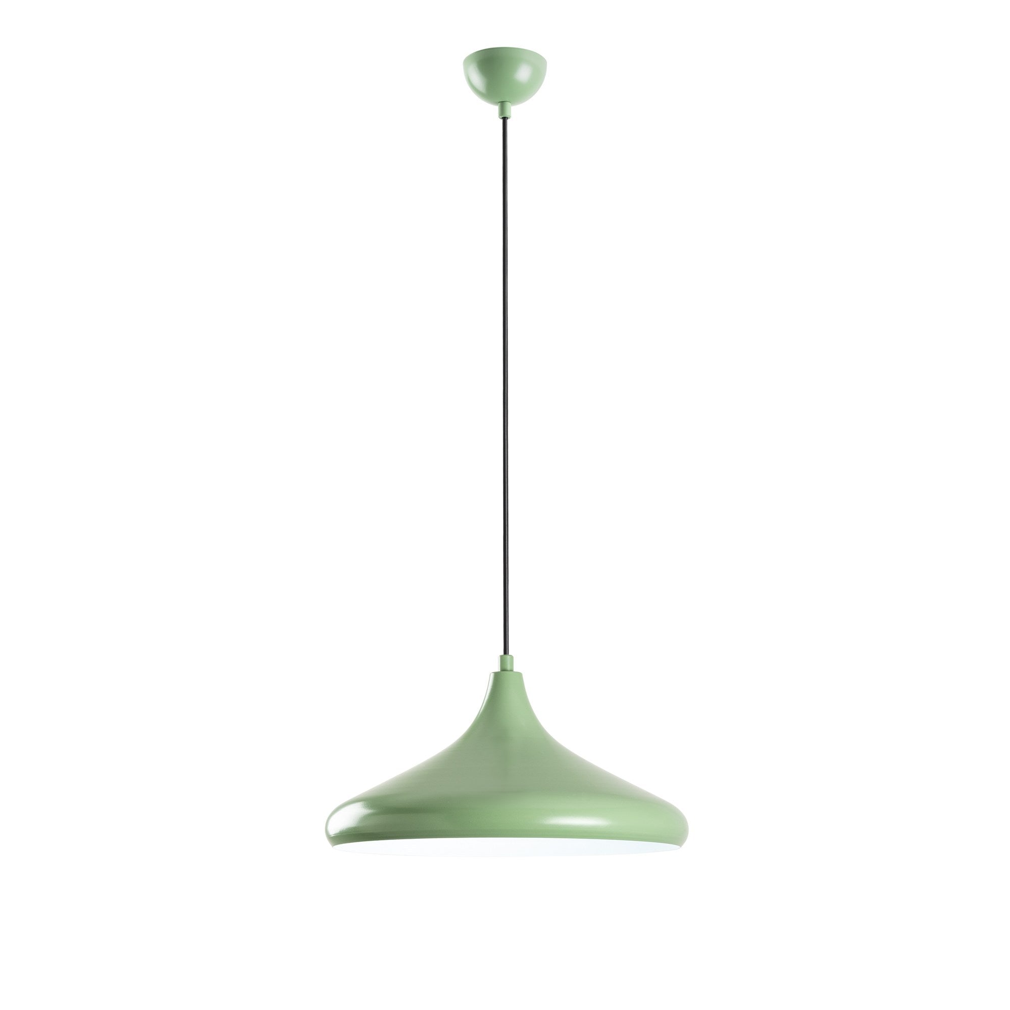 Candeeiro de Teto Ajustável – Altura 27-116 cm – Cor Menta – Metal
