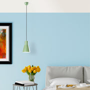 Candeeiro de Teto – altura ajustável de 27 a 114 cm – cor mint – metal