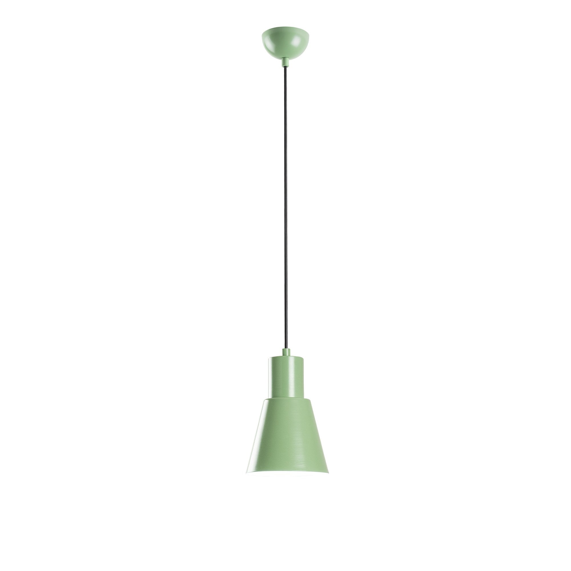 Candeeiro de Teto – altura ajustável de 27 a 114 cm – cor mint – metal